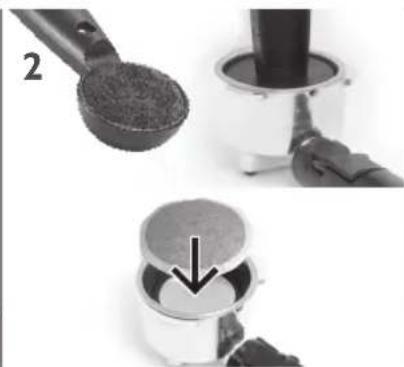 BEEM iJoy Café Ultimate - Uso del soporte de filtros y elementos de filtró - 2