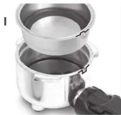 BEEM iJoy Café Ultimate - Uso del soporte de filtros y elementos de filtró - 3