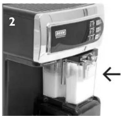 BEEM iJoy Café Ultimate - Rellenar el recipiente de leche - 2