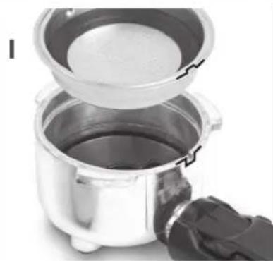 BEEM iJoy Café Ultimate - Uso del soporte de filtros y elementos de filtró - 1