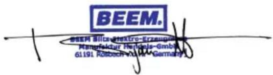 BEEM KingmopSuperclass - Déclaration de conformité CE - 1