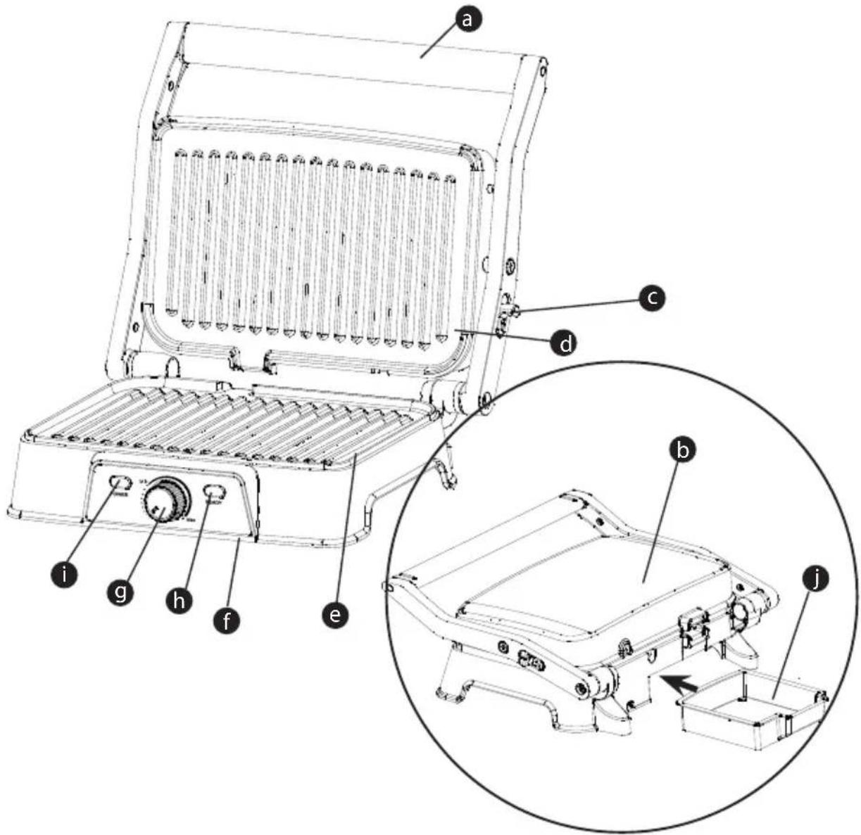 Xsquo EasyGrill - DESCRIPTION DES PIECES - 1