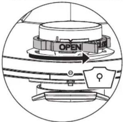 Spit AC1630P - Bedienung des Drehschiebers - 1