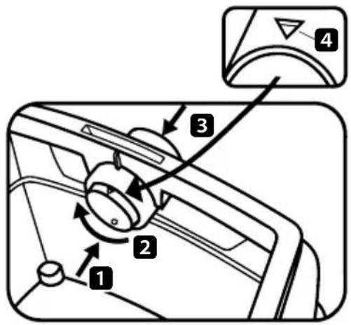 Spit AC1625 - Inserting the paper filter bag - 1