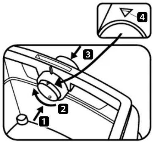Spit AC1625 - Inserimento del sacchetto filtro di carta - 1