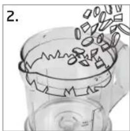 Koenic KHB600 - Using the chopper attachment - 3
