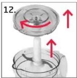 Koenic KHB600 - Verwendung des Zerkleinerers - 12