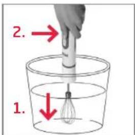 Koenic KHB600 - Verwendung des Schneebesens - 2