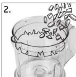 Koenic KHB600 - Verwendung des Zerkleinerers - 2