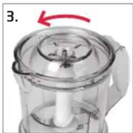 Koenic KHB600 - Utilizzare l'elemento tritatutto - 3