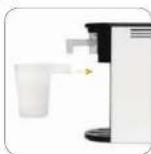 ILLY Latte Premio LP15 - For starten af rengoring processen - 2