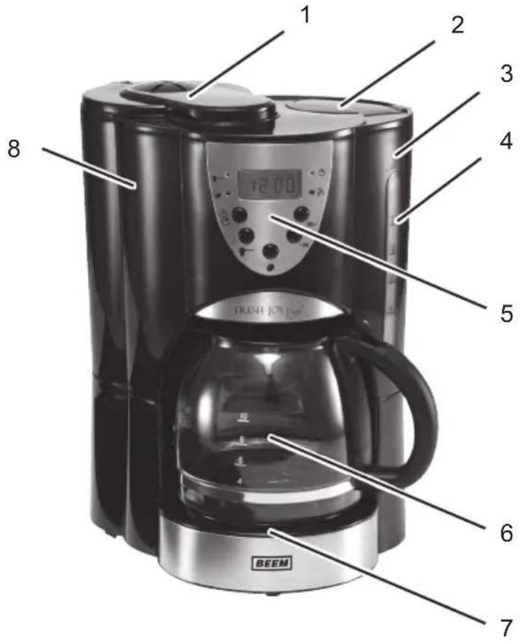 BEEM Fresh Joy Cafe - Geräteübersicht/Lieferumfang - 1