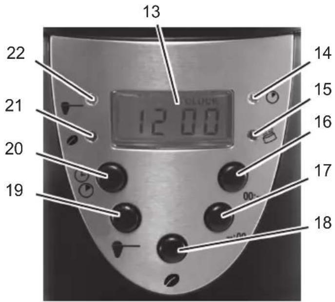 BEEM Fresh Joy Cafe - Panneau de commande - 1
