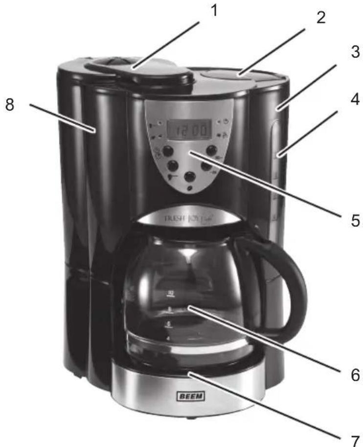 BEEM Fresh Joy Cafe - Overzicht van het apparaat/Leveringsomvang - 1