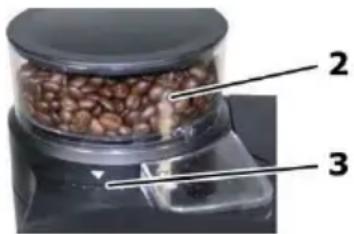 BEEM FreshAromaPerfect Deluxe V2 - Ajustar grado de molido del café - 1