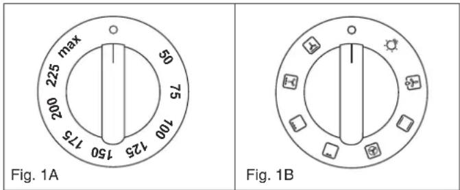 FRATELLI ONOFRI YP 192.C50 - Oven-functiekeuzeknop (fig. 1B) - 1