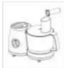 BIFINETT KH 700 - Mettez en place l'ouverture d'ajout d'ingREDIENT et le pilon poussoir - 1