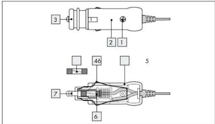 EZetil SF25 - - Inlocuirea sigurantei de 12 V - 1