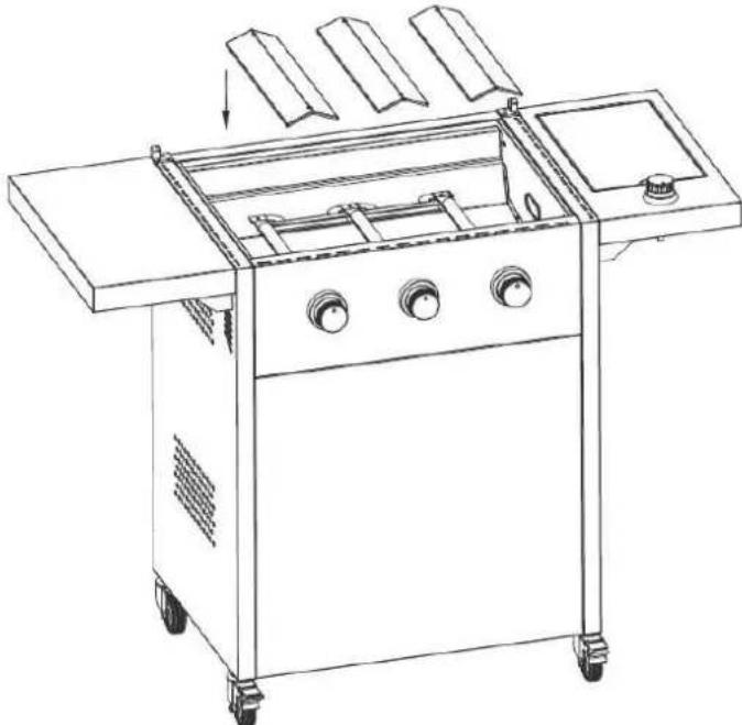 Brixton BQ6363 - Placez les brûleurs - 1