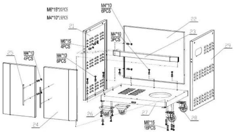 Brixton BQ6346Y - INSTRUCTIONS D'EMBALLAGE - 1