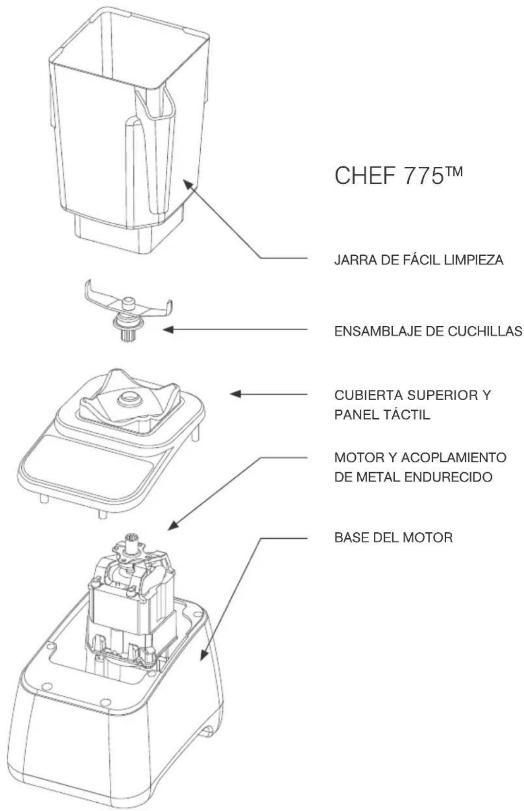 BLENDTEC Connoisseur 825 - Configuración de perfiles de la série Chef - 1