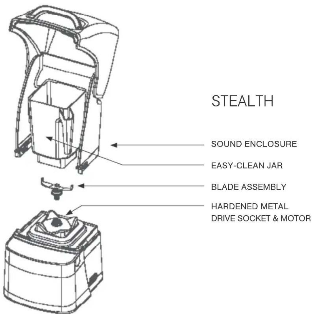 BLENDTEC Connoisseur 825 - Stealth In-Counter - Preparation for Installation - 2