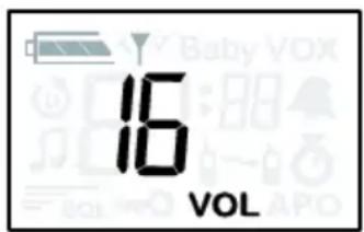 Rocktrail PMR1100 - Regolazione del volume - 1