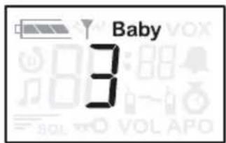 Rocktrail PMR1100 - So aktivieren Sie den Babyfonsender: - 1