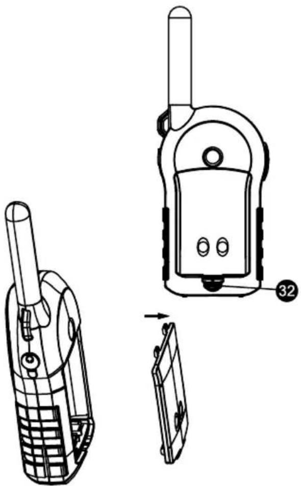 Rocktrail PMR1100 - Akku / Batterien einlegen - 1
