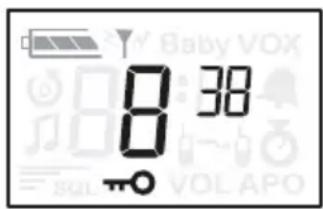 Rocktrail PMR1100 - Verrouillage des touches - 1