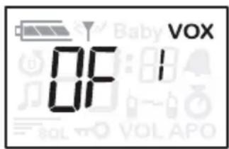 Rocktrail PMR1100 - Stemgestuurde zendfunctie (VOX of Voice-Controlled Send Function) - 1