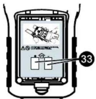 Rocktrail PMR1100 - Insertion de la batterie rechargeable / des piles classiques - 2