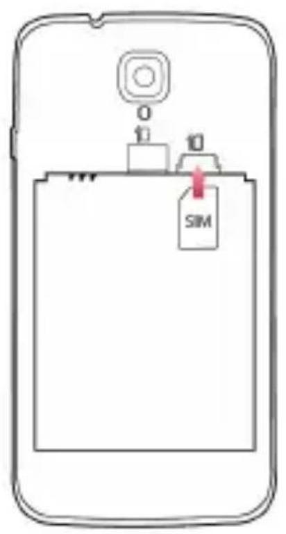 YEZZ Andy C5VP - Instalar la tarjeta SIM y la batería - 2
