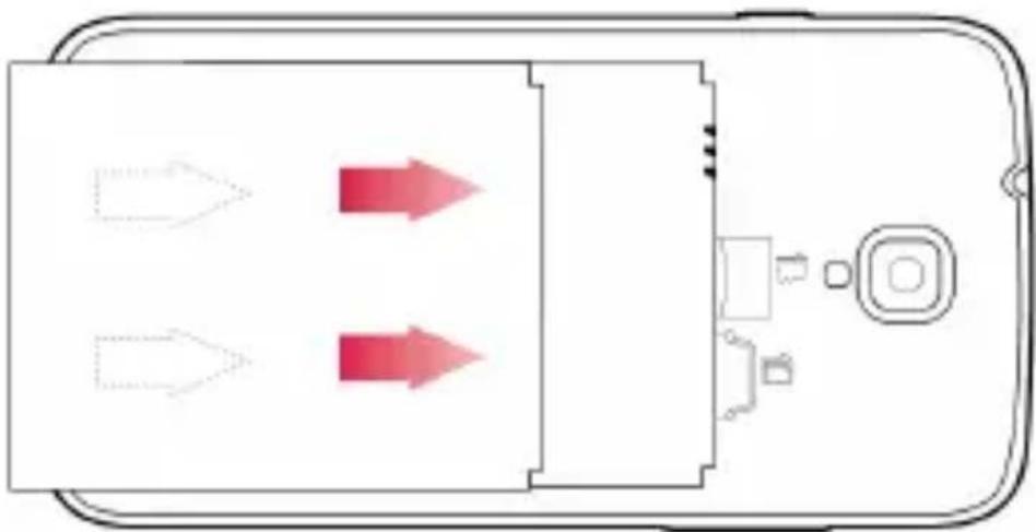 YEZZ Andy C5VP - Поставете SIM картата и батерията - 4