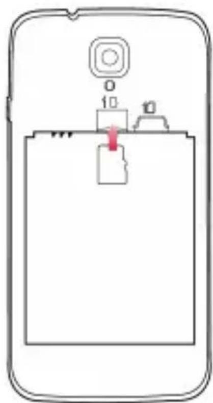 YEZZ Andy C5VP - Insert a memory card (optional) - 2