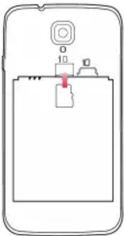 YEZZ Andy C5VP - Insertar una tarjeta de memoria (opcional) - 2