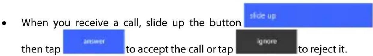 YEZZ Billy 4.7 - To Answer a Call: - 1