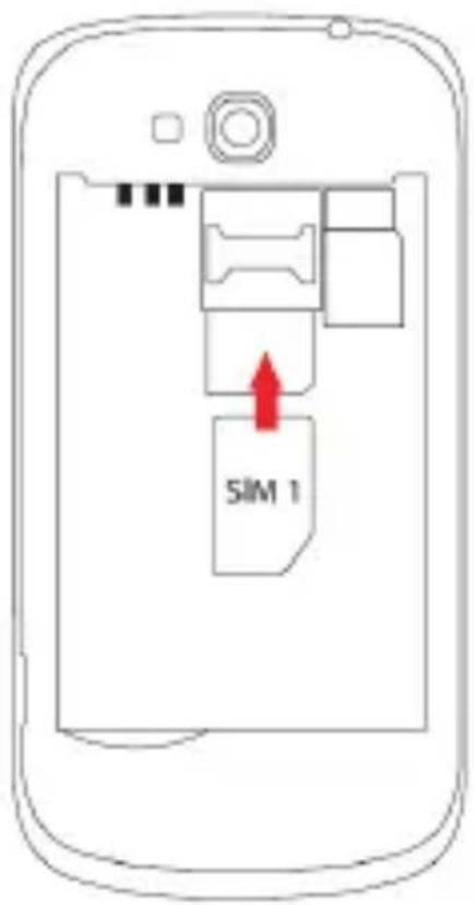 YEZZ Andy C4E - Поставете SIM картата и батерията - 1