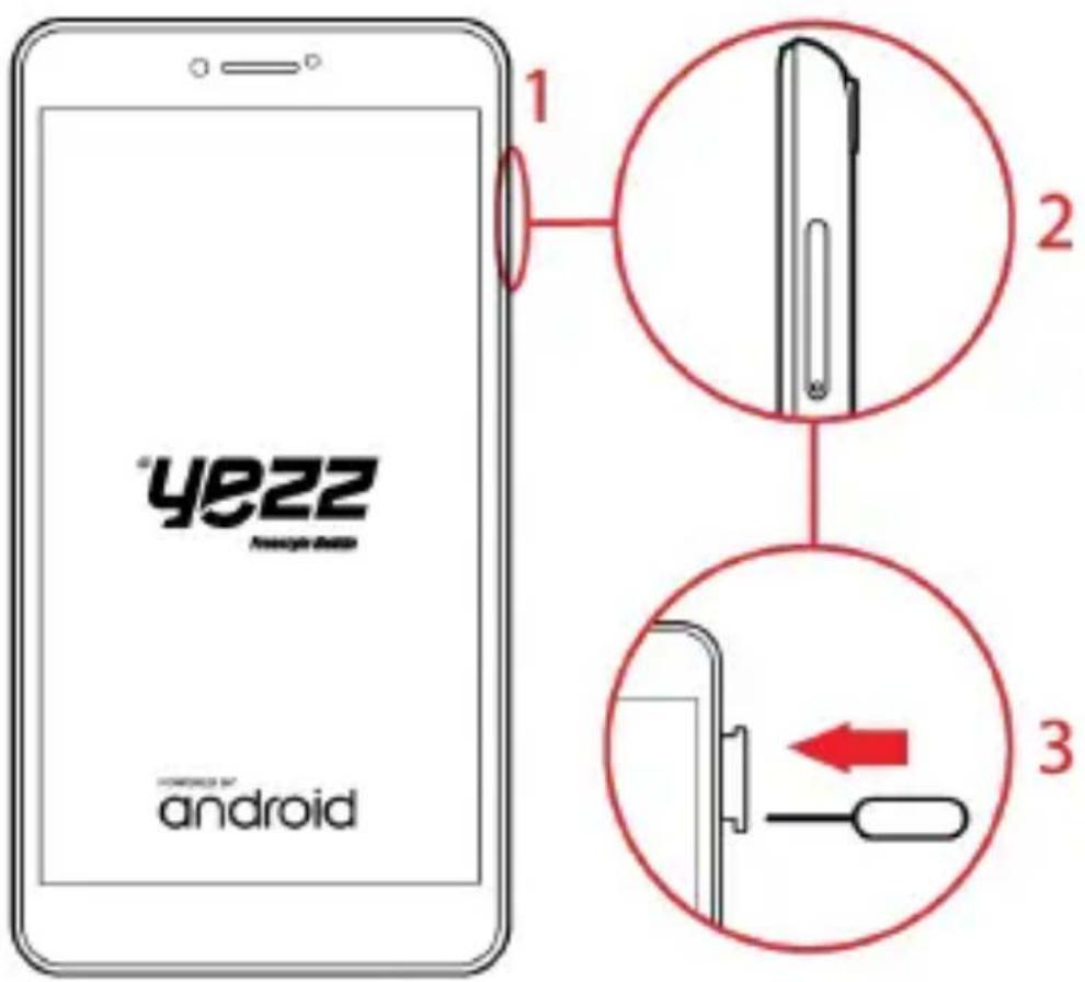 YEZZ Andy 6EL LTE - Instaleaza cartela SIM si bateria - 1