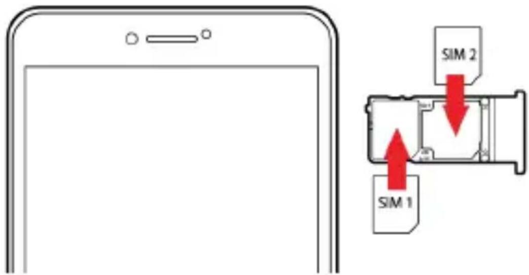 YEZZ Andy 6EL LTE - Inserte la tarjeta SIM. - 1