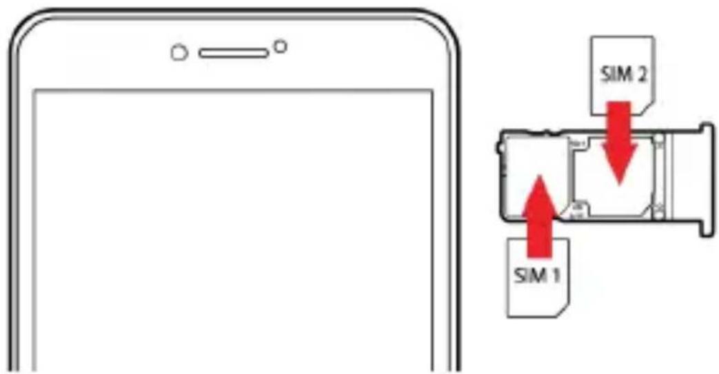 YEZZ Andy 6EL LTE - Insérez la carte SIM. - 1