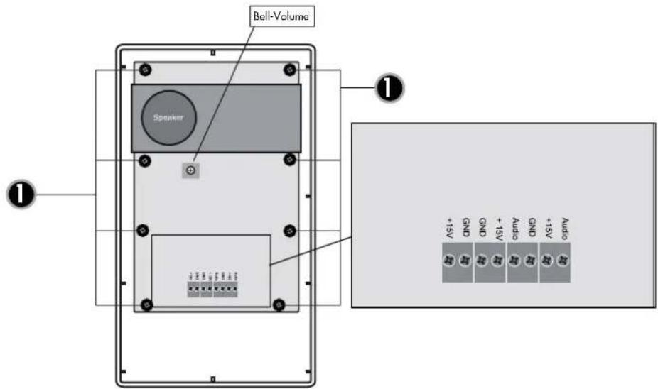 ME Vistus AD4020 - INNNENSTATION · INDOOR STATION · BOITIER INTERIEUR · BINNENSTATION - 1
