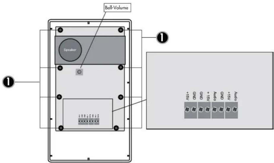ME Vistus AD4020 - INNNENSTATION · INDOOR STATION · BOITIER INTERIEUR · BINNENSTATION - 1