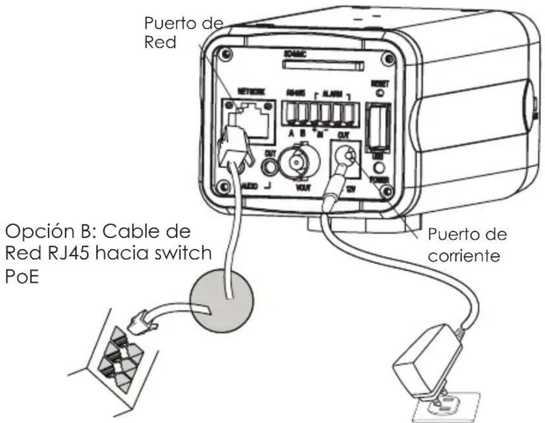 GRANDSTREAM GXV3601 - Conexión del GXV3601 - 1