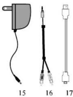 CHACON 34512 - Receptor Sem Fios com LCD de 3,5 polegadas - 4