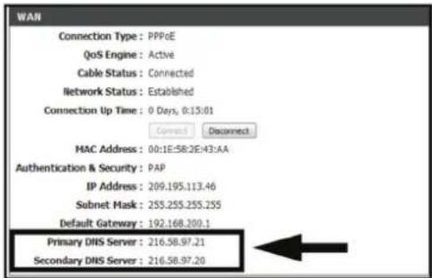 CHACON 34497 - Para Obtener un DNS primario o secundario: - 1