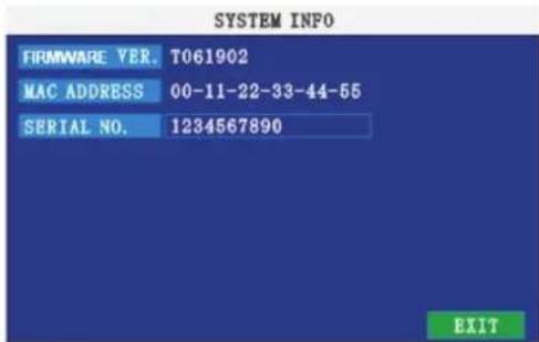 CHACON 34479 - SYSTEEMINFORMATIE - 1