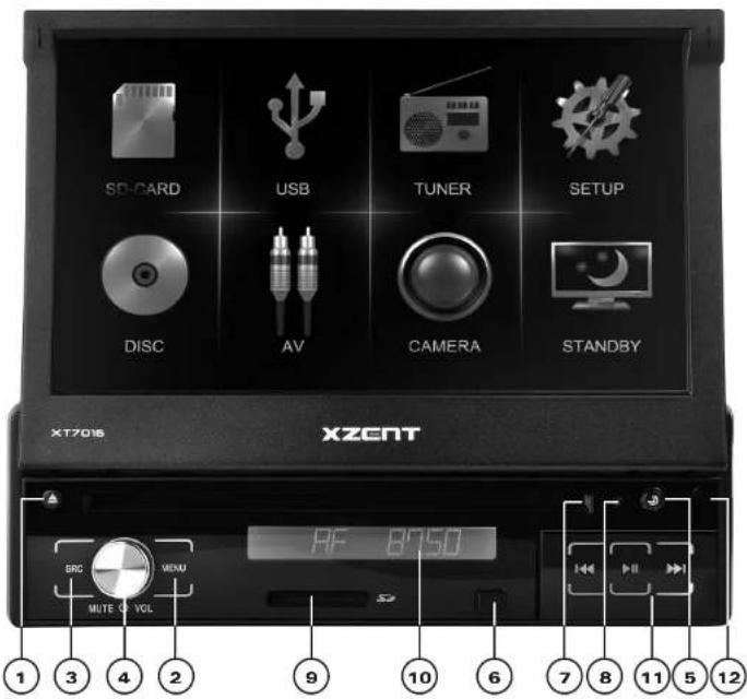 XZENT XT7016 - TOUCHES - 1