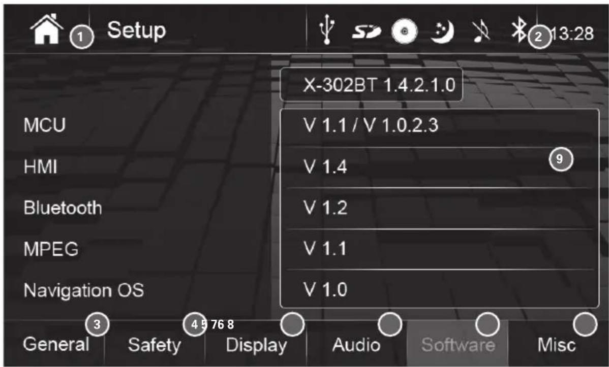 XZENT X302BT - LOGICIEL - 1