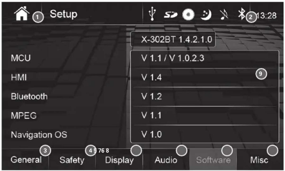 XZENT X202BT - LOGICIEL - 1